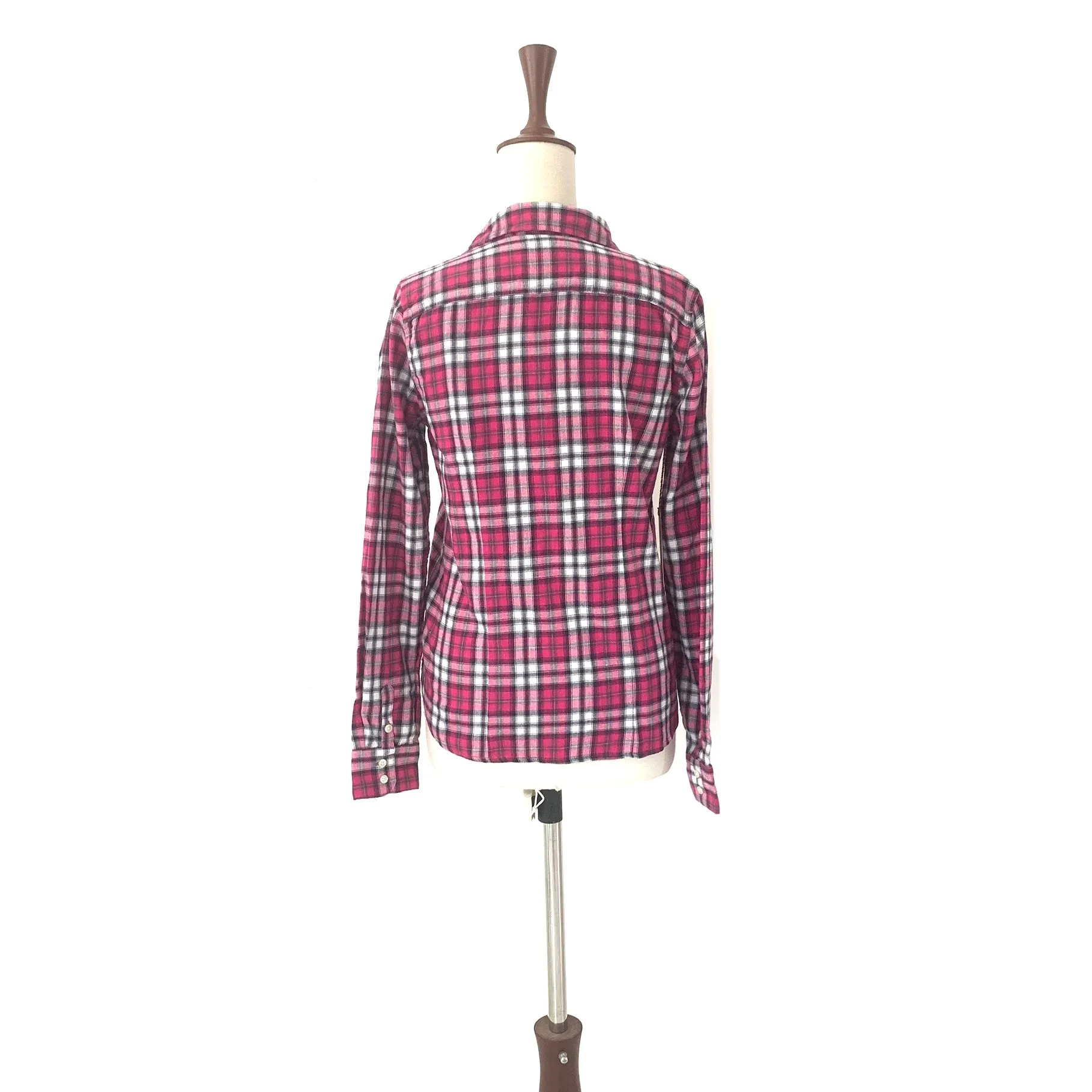 American Eagle Pink & Grey Checked Shirt | Brand New |