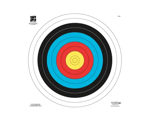 Archery Target Face 80cm FITA 10 pack
