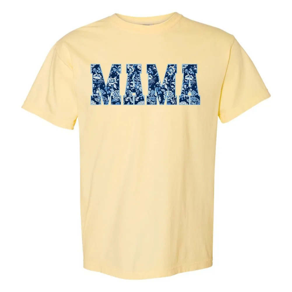 'Blue & White Chinoiserie Mama' T-Shirt