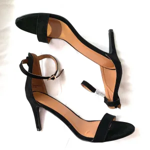 Charlotte Russe Black Suede Heels NWT- Size 7