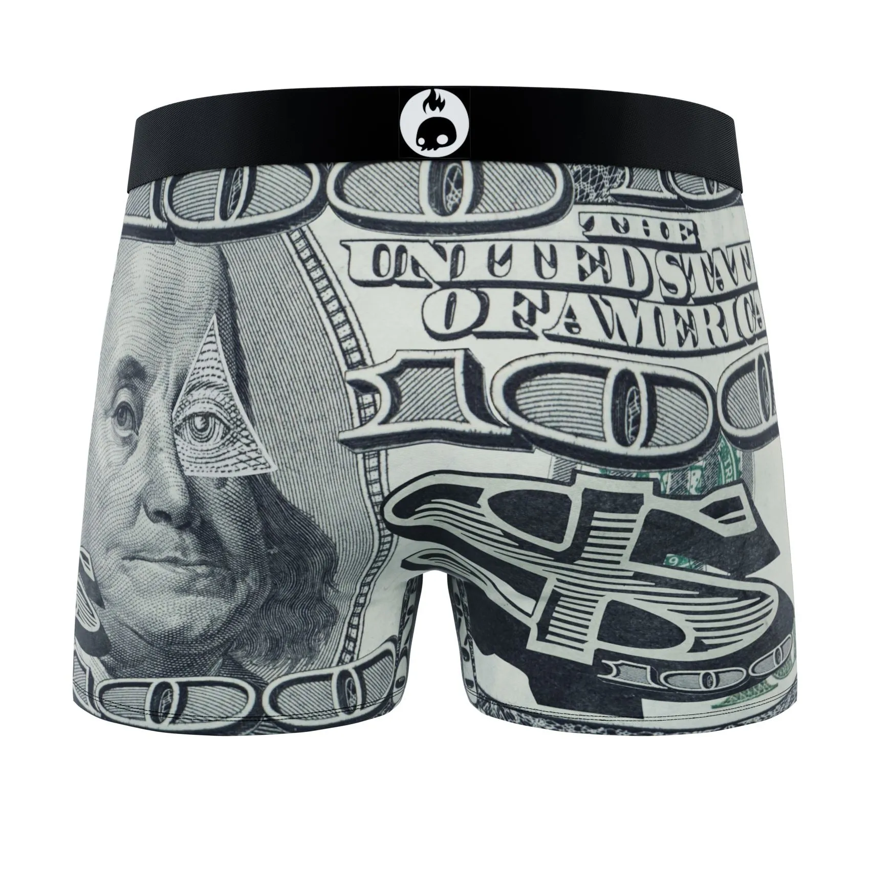CRAZYBOXER Eagle Flag Outdoor Men's Boxer Briefs (2 pack)