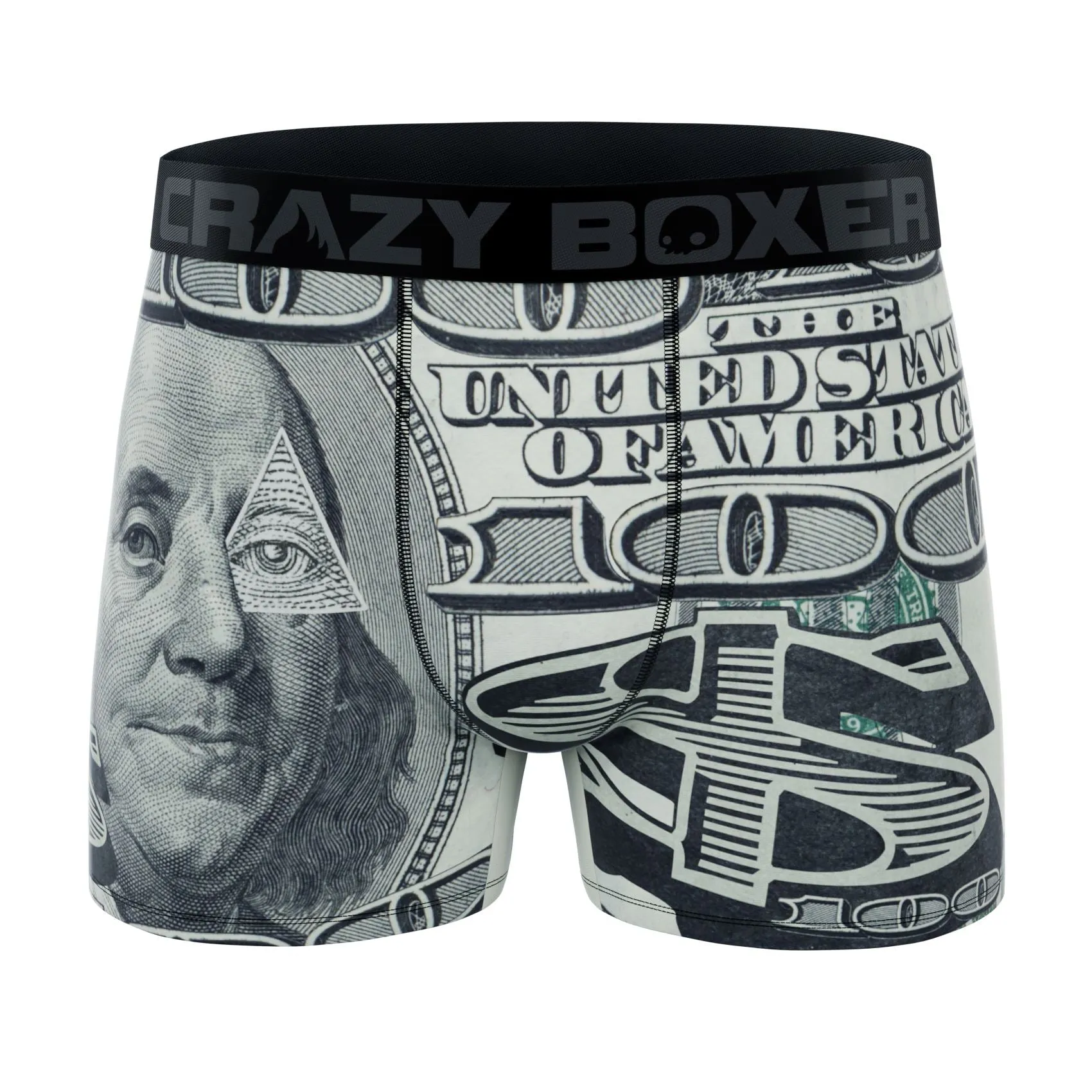 CRAZYBOXER Eagle Flag Outdoor Men's Boxer Briefs (2 pack)