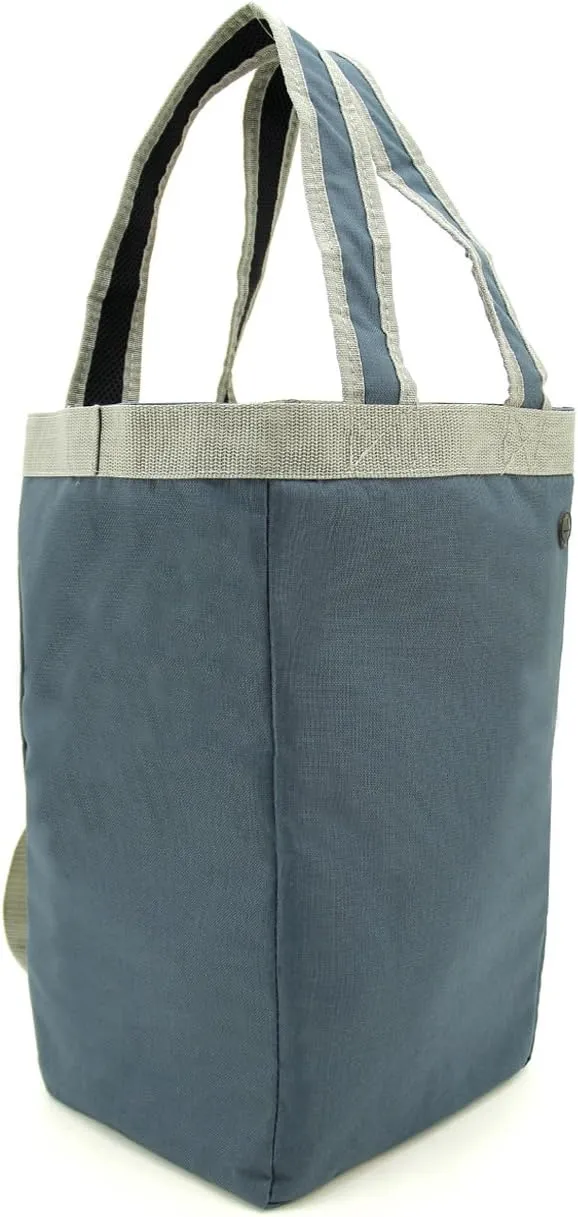 Crossover Tote&Backpack/Shoulder Tote Bag/Multifunction Backpack (Navy)
