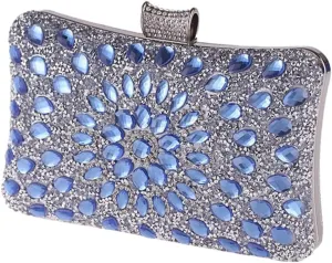 Evening Clutch Handbag for Women Party Handbag Leather Look Event Purse