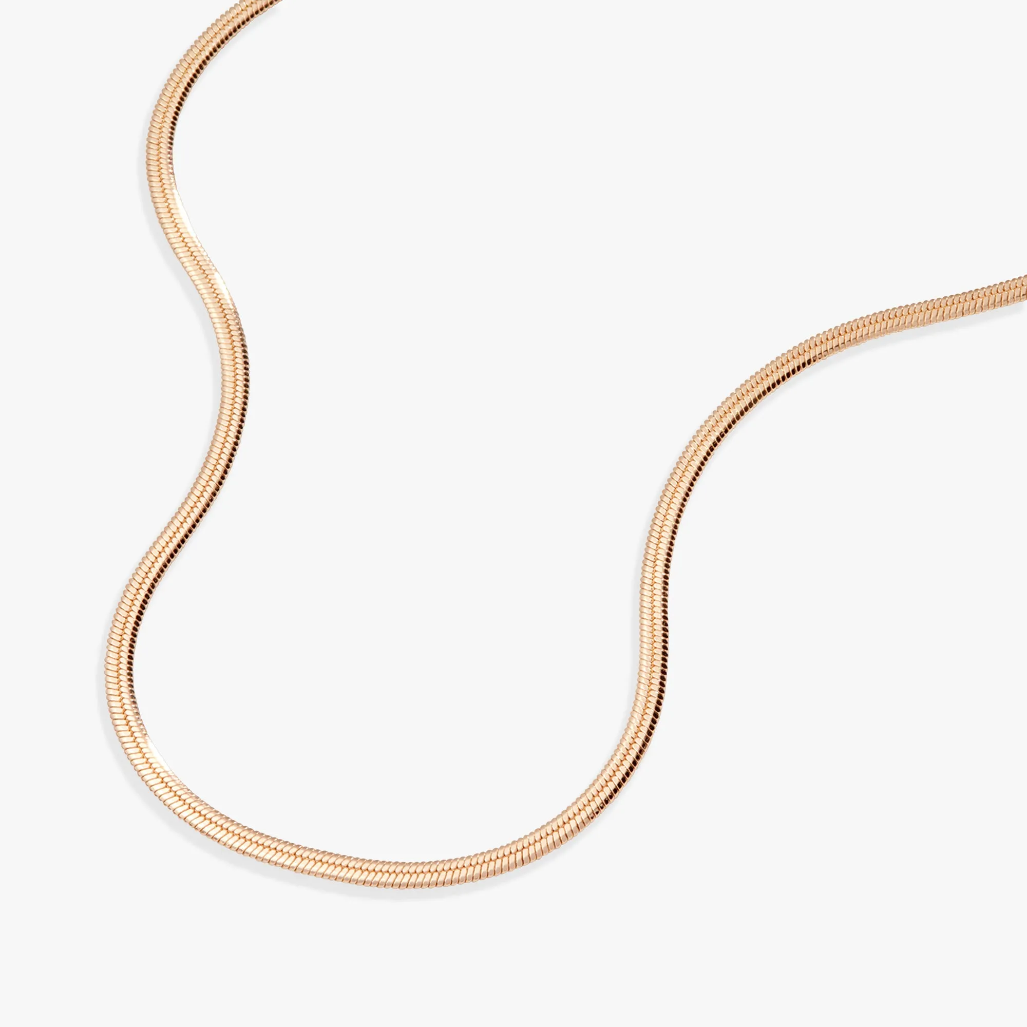 Everyday Herringbone Chain Necklace