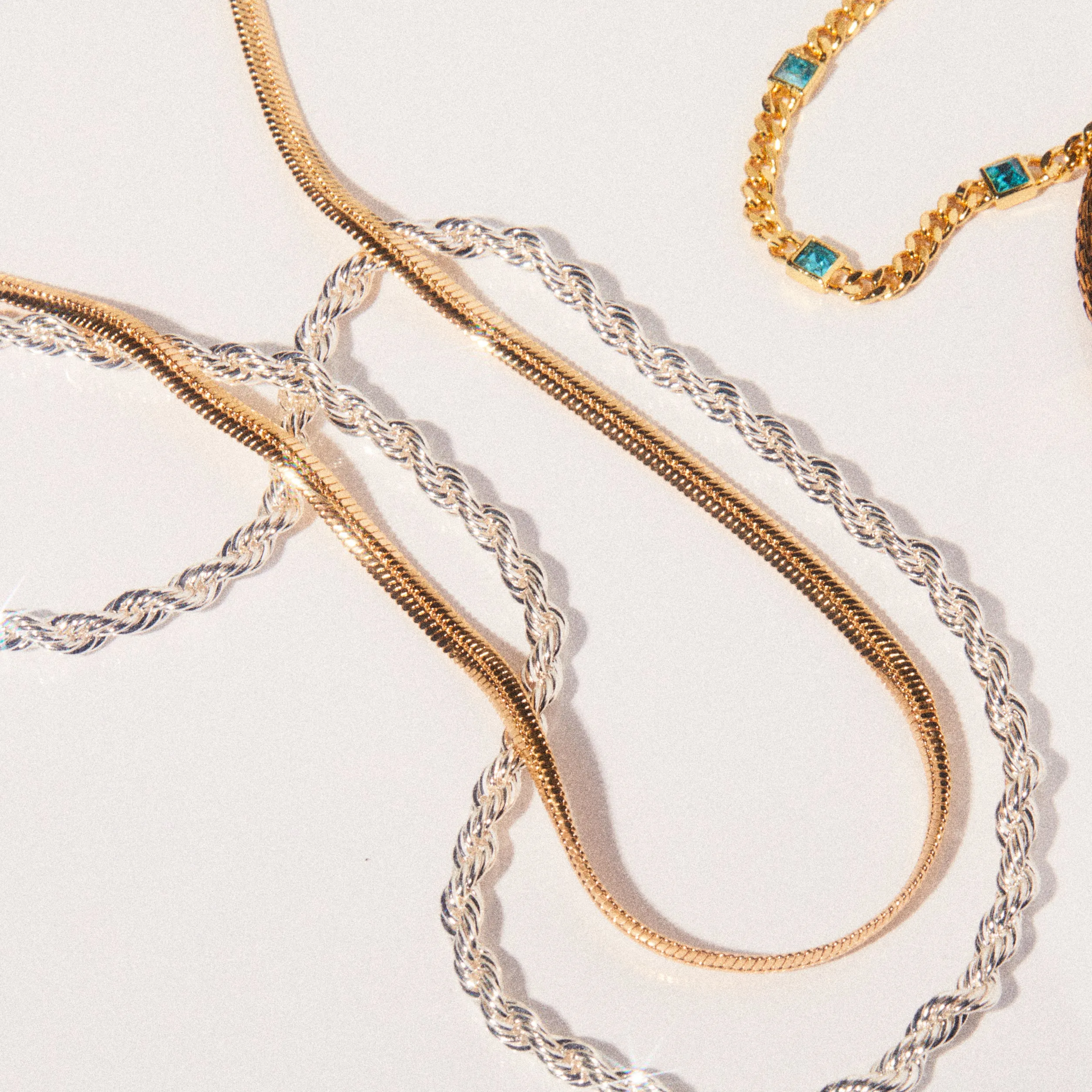 Everyday Herringbone Chain Necklace