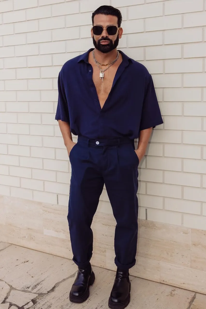 JAYDEN SHIRT - NAVY