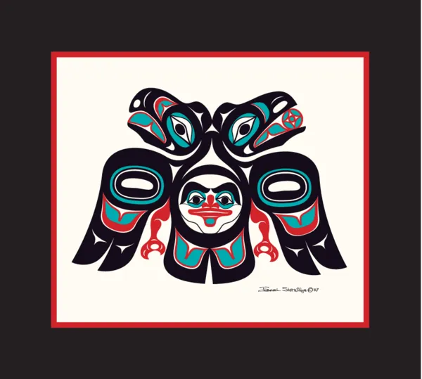 Lovebirds - Open Edition Formline Art Print
