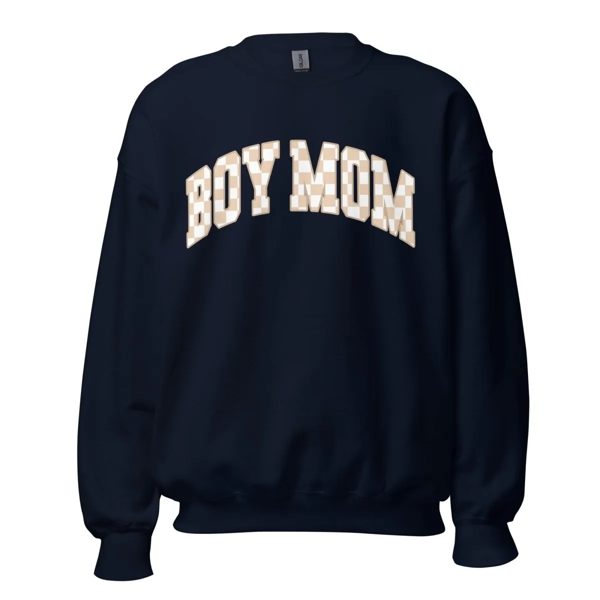 'Mama Tan Check' Crewneck Sweatshirt