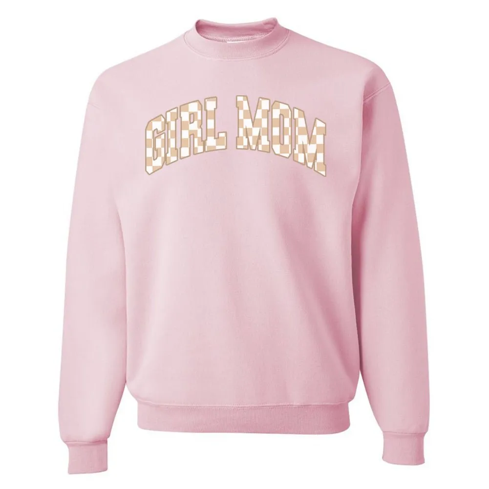 'Mama Tan Check' Crewneck Sweatshirt