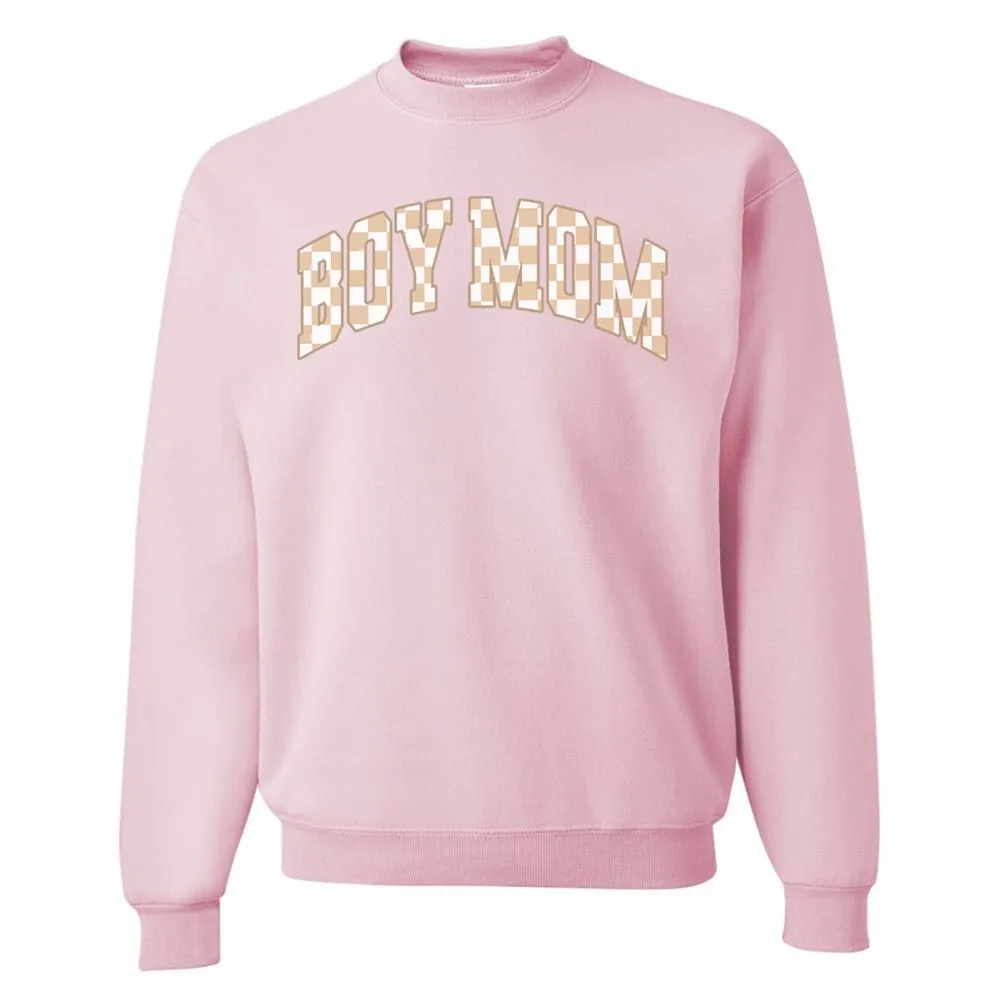 'Mama Tan Check' Crewneck Sweatshirt