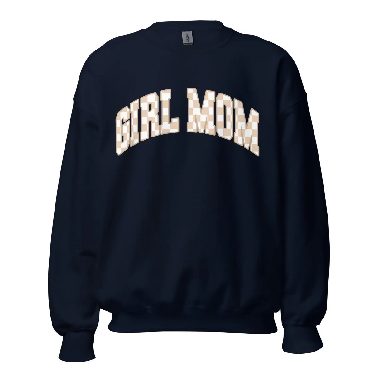 'Mama Tan Check' Crewneck Sweatshirt