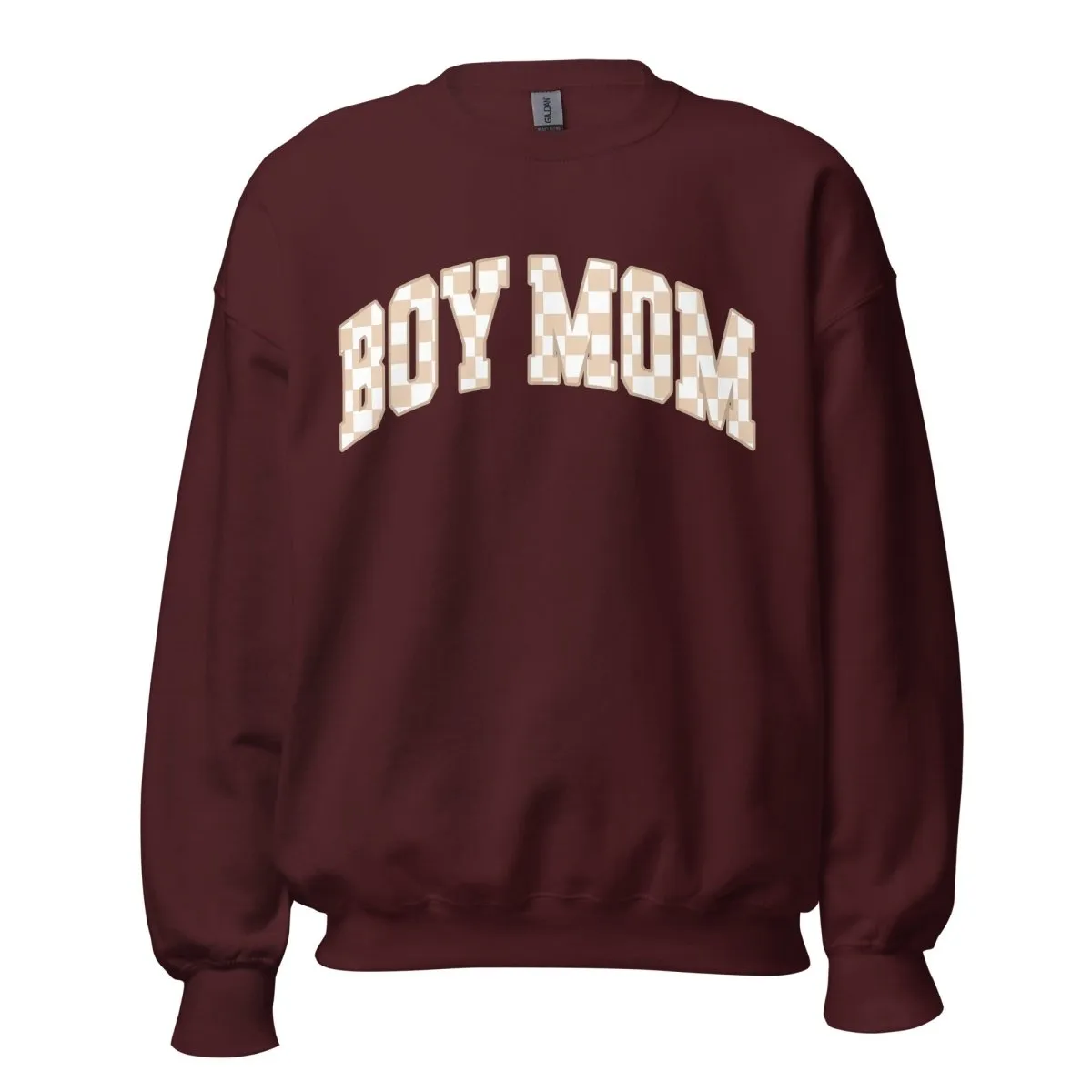 'Mama Tan Check' Crewneck Sweatshirt
