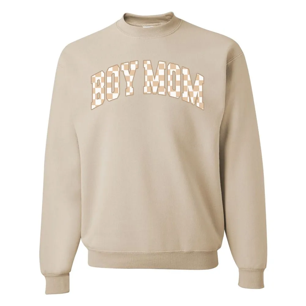 'Mama Tan Check' Crewneck Sweatshirt