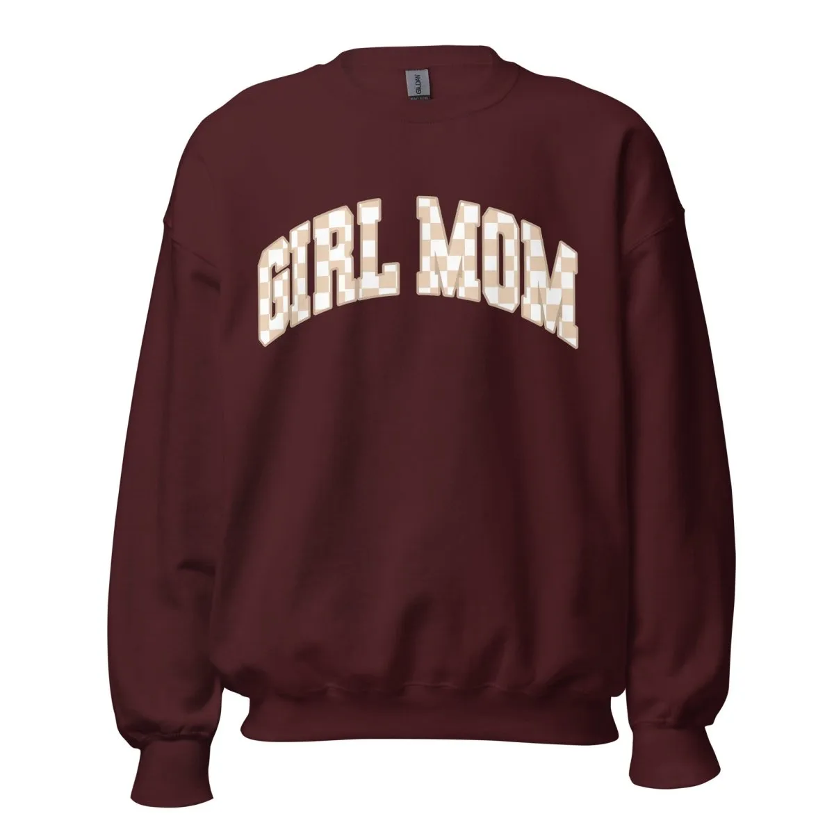 'Mama Tan Check' Crewneck Sweatshirt