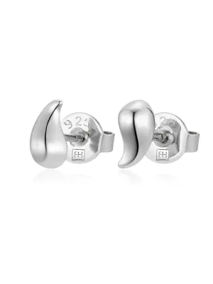 Teardrop Studs Earrings - Sterling Silver