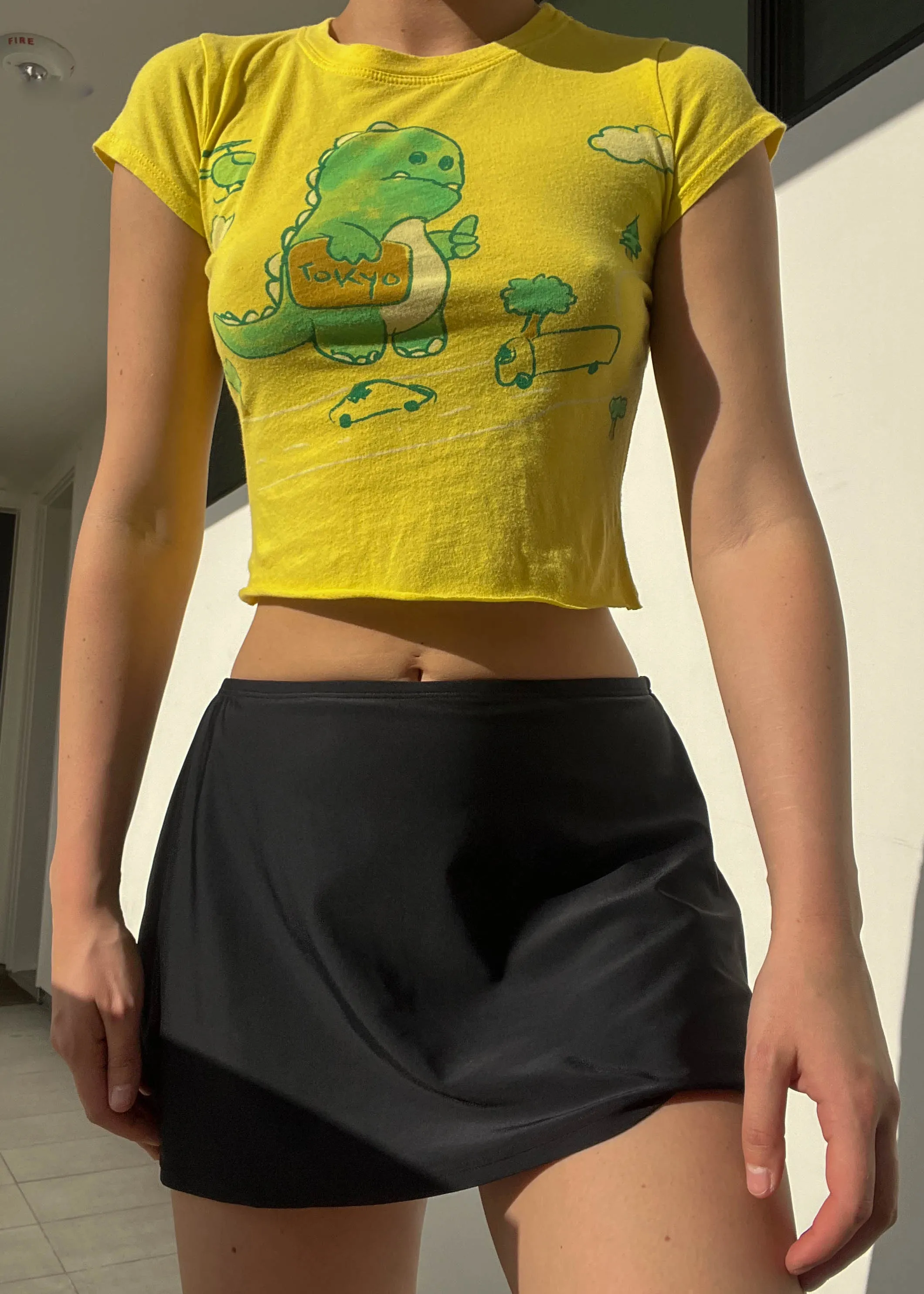 Y2k Baby Godzilla Tee (S)