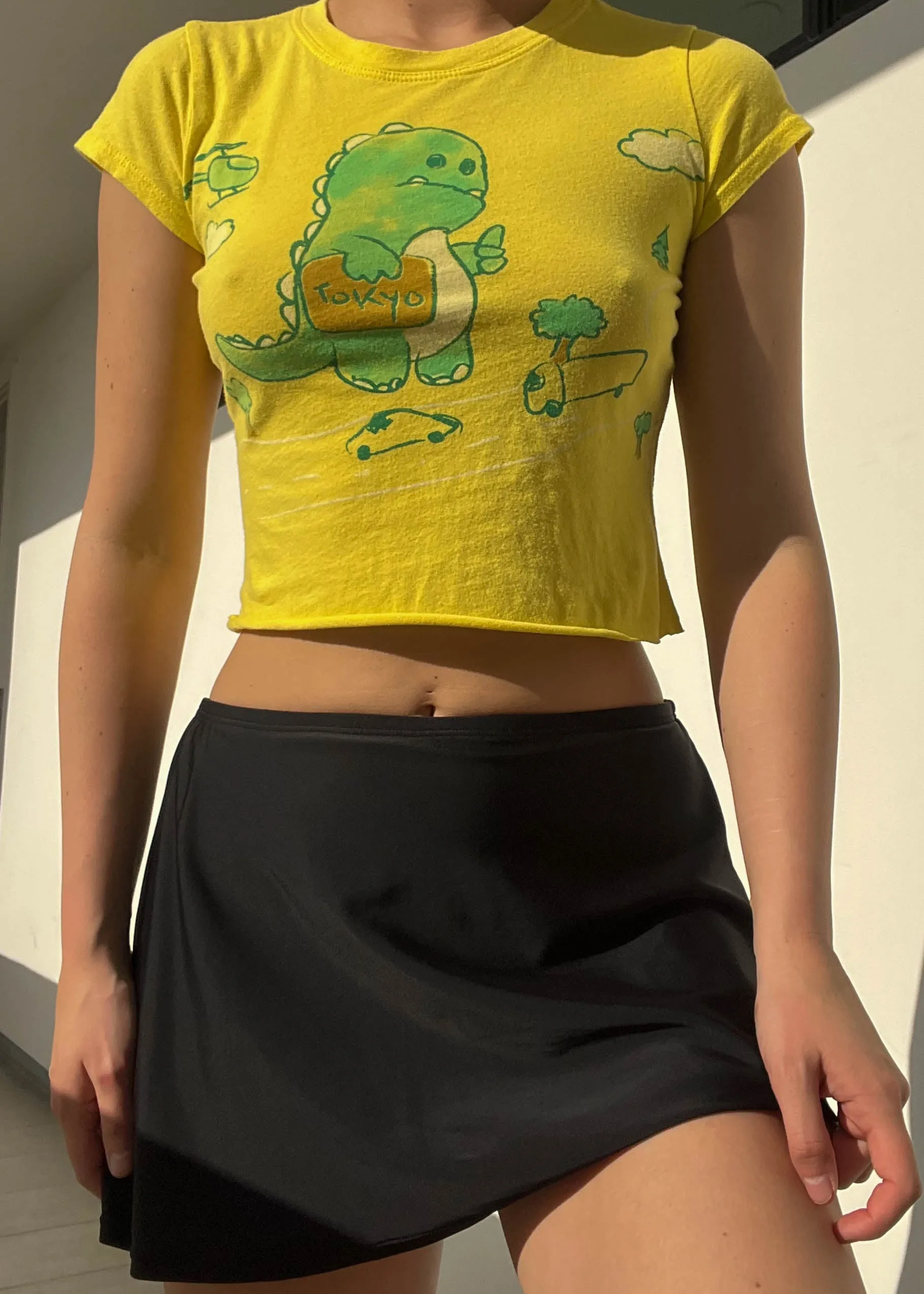 Y2k Baby Godzilla Tee (S)